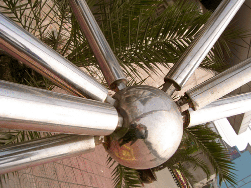 咸阳不锈钢螺栓球网架